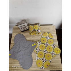 Serviette hygiénique lavable flux moyen
