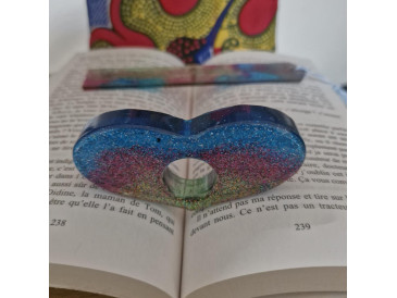 Pochette à livre, bague,marque page