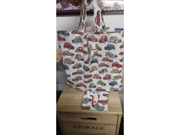 Sac shopping pliable
