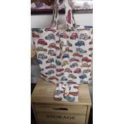 Sac shopping pliable