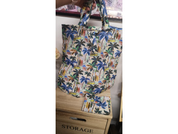 Sac shopping pliable