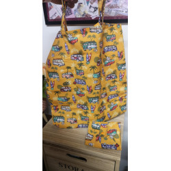 Sac shopping pliable