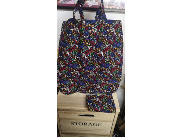 Sac shopping pliable