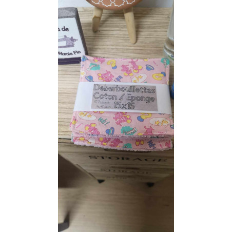 maxi  lingettes 15x15 lavables réutilisables