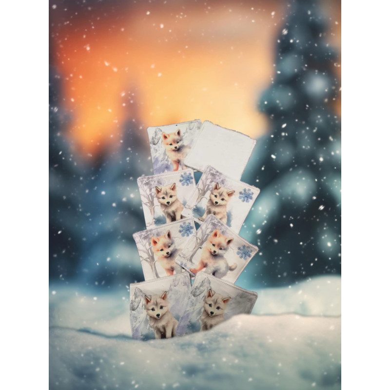 Lingettes Loup blanc